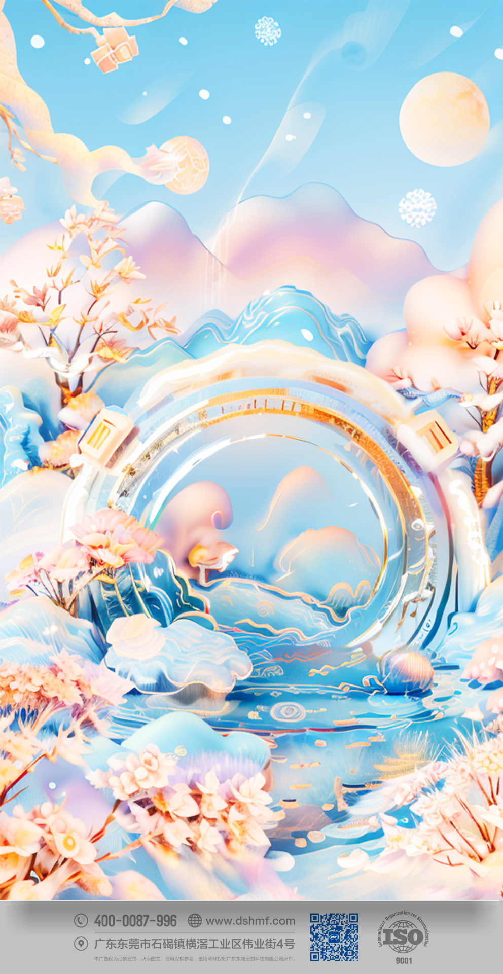 2023祁晟大雪節氣手機壁紙1